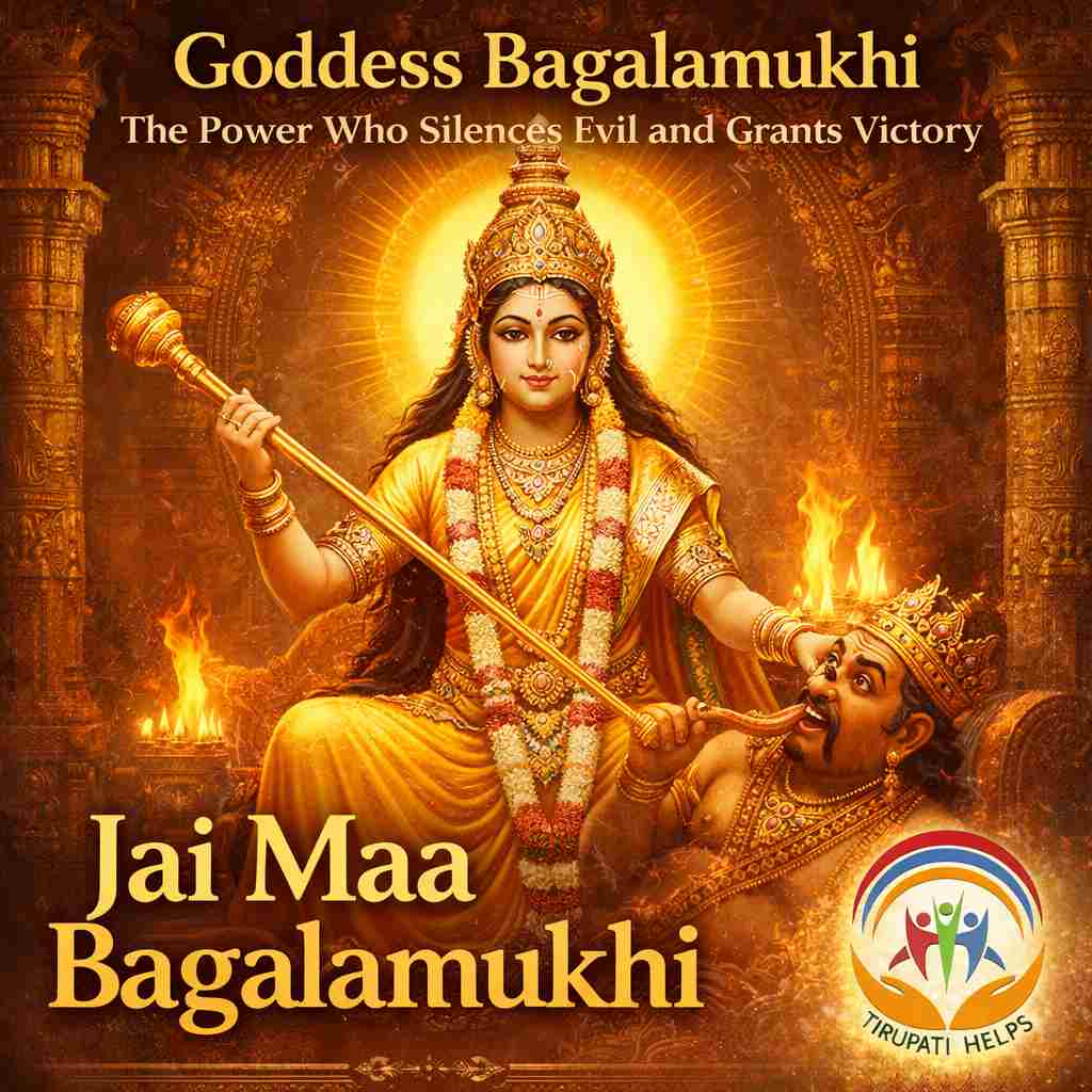 Goddess Bagalamukhi – The Divine Power Who Silences Evil and Grants Victory