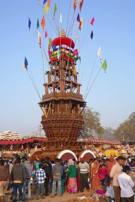 Banashankari Jatre chariot festival Badami Karnataka crowd