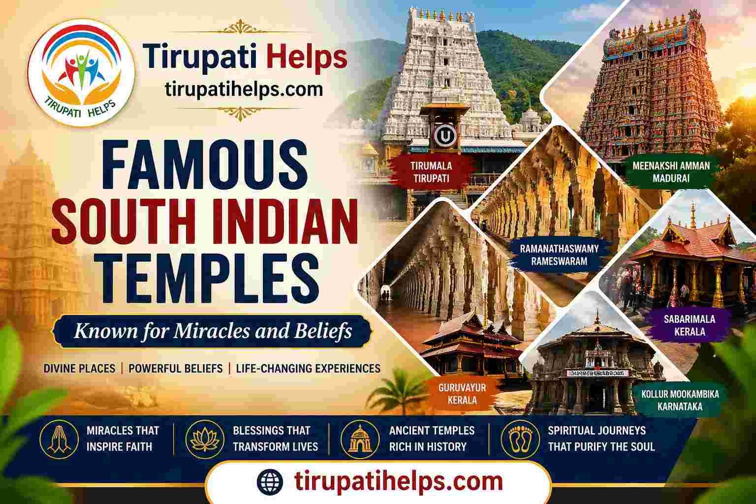 Famous South Indian Temples Known for Miracles and Beliefs