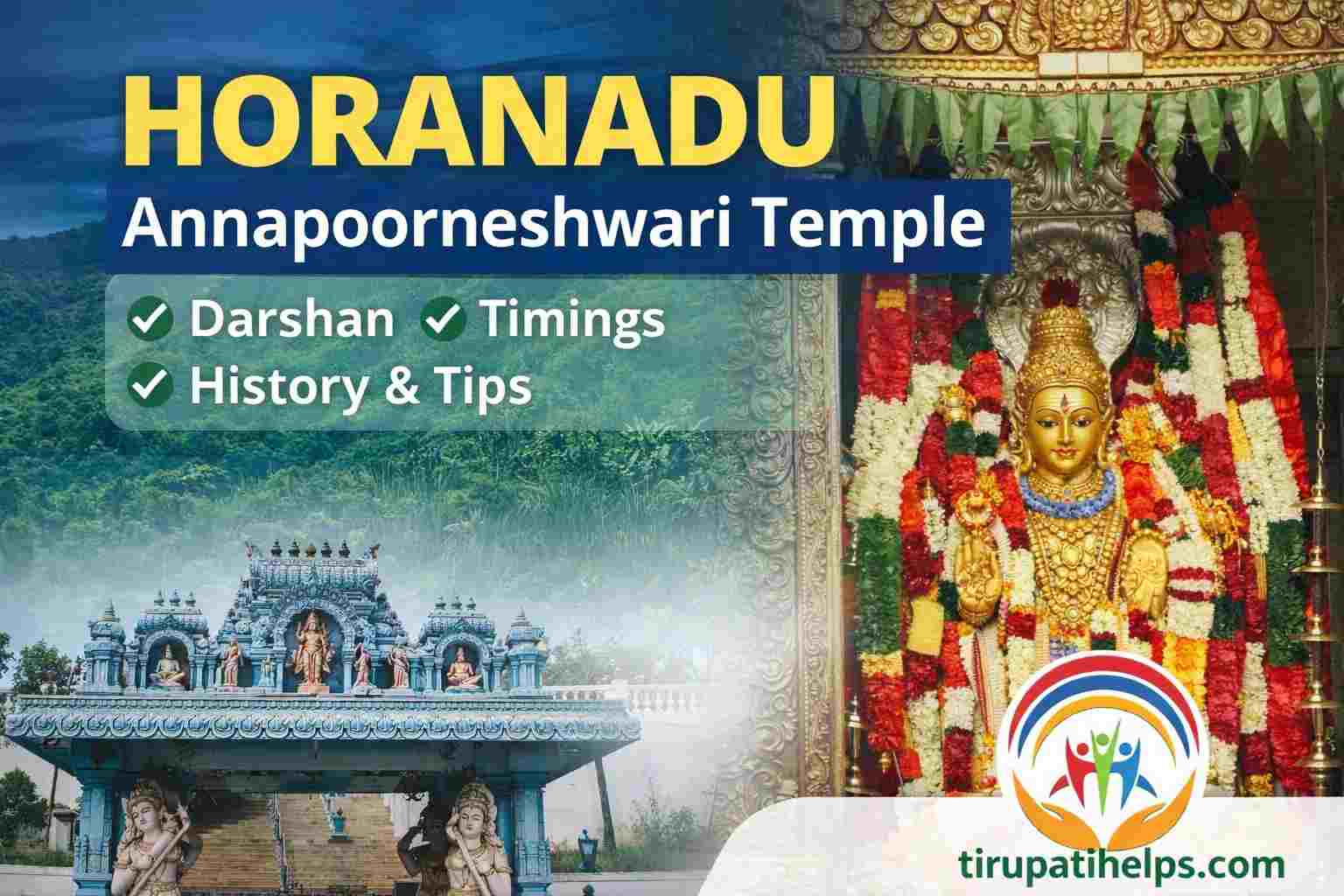 Horanadu Annapoorneshwari Temple – Complete Travel Guide (Darshan, Timings, History & Tips)